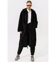 Nike Sportswear Terma Fit Women's Loose High Parka Kadın Bol Kesim Suni Kürk Spor Parka Siyah