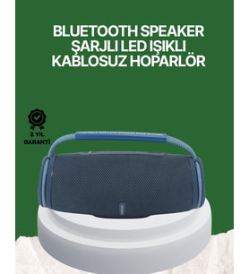 Net Stereo Ses Sunan IPX5 Su Geçirmez Bluetooth Hoparlör