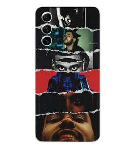 Samsung Galaxy S21 FE Uyumlu The Weeknd Tasarımlı Şeffaf Telefon Kılıfı