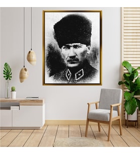 ÇERÇEVELİ ATATÜRK TABLO S569