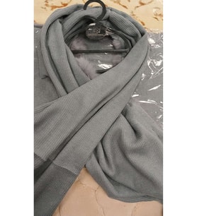 Angora Ponponlu Şal 60x180 -  Gri