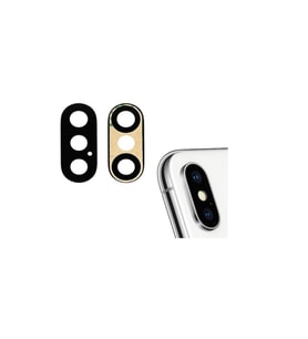 Apple iPhone XS İle Uyumlu Kamera Camı (Siyah)
