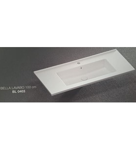 BELLA ETEJERLİ LAVABO 100cm TURAVİT