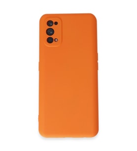Realme 7 Pro Kılıf Nano İçi Kadife Silikon - Turuncu