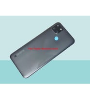 Tkgz - Oppo C21Y FULL KASA Arka Kapak Batarya Kapağı - SİYAH