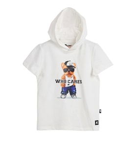 BAD BEAR Mood Off-White Hoodie Sweatshirt (Beyaz)