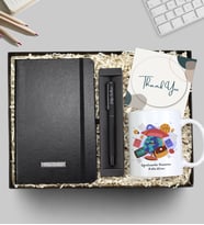 Kişiye Özel Tasarım Kupa & Defter & Mat Roller Kalem Öğretmenler Günü Hediye Seti (Model 1)