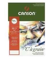 Canson Ca Grain İnce Dokulu Eskiz Blok 224 gr. A4 30 Sayfa 