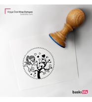 Kişiye Özel Kitap Damgası Kitap Mührü Kaşe Kitap Mühür Özel Damga 12