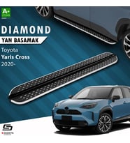 S-Dizayn Toyota Yaris Cross Diamond Krom Yan Basamak 183 Cm 2020 Üzeri