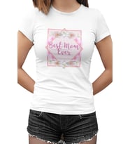 Best Mom Ever Beyaz Kadın Tshirt