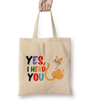 Funny Cat Lover Gifts For Women Men Kids Bez Çanta Uzun Saplı