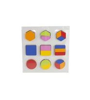 Ahşap Geometrik Şekiller Ahşap Eğitici Oyuncak
