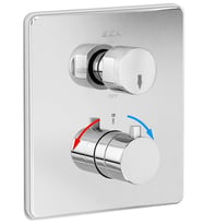 ECA Termostatik Ankastre Banyo Bataryası Sıva Üstü 2 Yollu 102167215-KDE