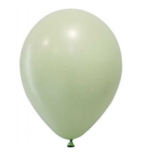 BALON DÜZ 5 İNC MAKARON YEŞİL PK:100-