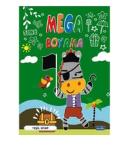Mega Boyama Yeşil Kitap