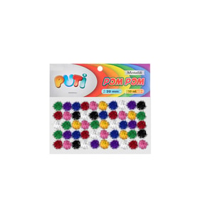 PUTİ POM POM 20MM METALİK