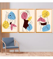 Modern Ahşap Çerçeve Tablo 002
