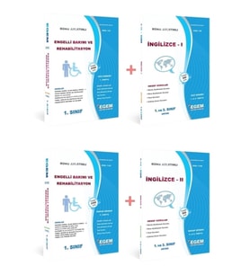 Egem Yayınları And.aöf Engelli Bakımı Ve Rehabilitasyon 1.sınıf Güz Dönemi Konu Ve Soru Set (Çok Renkli)