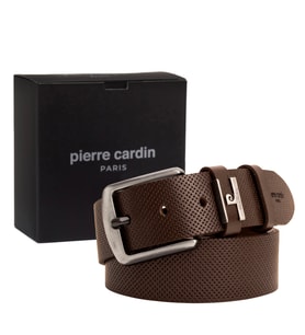 Pierre Cardin Deri Erkek Kemer (En 4 cm) PC2099 (Kahverengi)