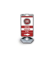FİAT     Reklam ve Yönlendirme Uyari Dubasi A Tabela Gri
