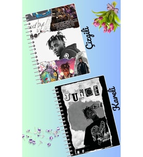 Juice wrld defter seti 2 adet A4 boyutu 21*30 çizgili + kareli 60 syf