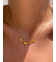 Heart İsimli Kolye  925 Ayar Gümüş