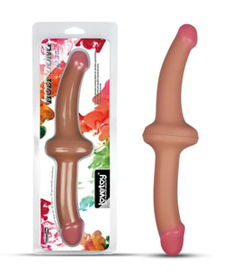 32 CM Ultra Yumuşak Esnek Çift Taraflı Realistik Dildo - Holy Dong Premium Silicone