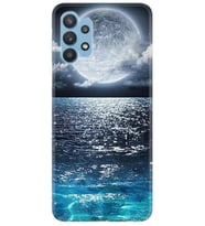 Kılıfland Samsung Galaxy A52 Kılıf Desenli Silikon Resimli Kapak Great Moon Kılıf 1301