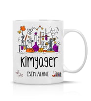 Kimyager Özel Hediye İsimli Çay Kahve Kupa Bardak-030