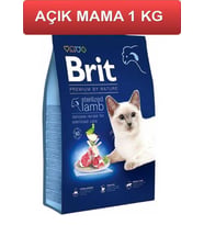 Brit Premium Sterilised Kuzulu Kısırlaştırılmış Kedi Maması 1 Kg AÇIK (Kahverengi)