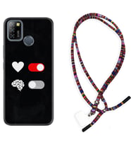 INFINIX Smart 4 5 6 Zero 8 S5 Pro Kılıf Boyun Asklı Rasta Silikon Love Brain 1722