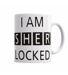 I AM SHER LOCKED Kupa Bardak Porselen