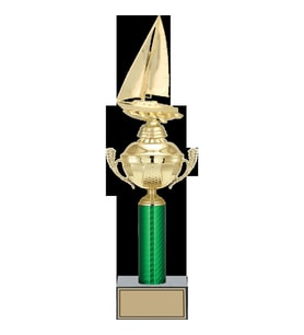 ODAK KUPA - Figürlü Kupalar - Yelken Figürlü Kupalar FG-050 A - 45 cm