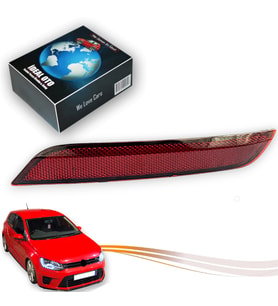 Volkswagen Polo 2014-2017 Arka Tampon Sol Reflektör OEM 6R0945105C