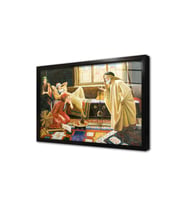 Harem Eğlencesi Çerçeveli Cam Tablo