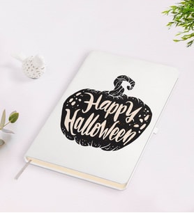 BK Gift Happy Halloween Tasarımlı Beyaz Defter-9