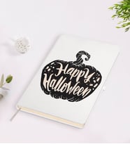 BK Gift Happy Halloween Tasarımlı Beyaz Defter-9