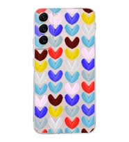 PrintiFy Samsung Galaxy S22 Plus ile Uyumlu Water Color 1  Kamera Korumalı Şeffaf  Kılıf