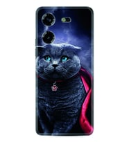Tecno Pova 5 Kılıf Silikon Desen Özel Seri Super Cat 1666