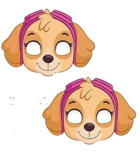 Maske 6 lı PAW PARTOL SKY kağıt maske
