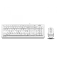 A4 TECH A4 TECH F1010 KABLOLU USB STANDART BEYAZ Q KLAVYE+MOUSE