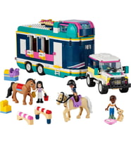 LEGO® Friends At Gösterisi Römorku 41722-8 Yaş ve Üzeri Çocuklar için At Binme Ekipmanı İçeren Oyunc (Çok Renkli)