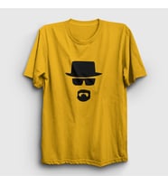 Presmono Unisex Sarı Silhouette Breaking Bad T-Shirt 185443tt (Sarı)