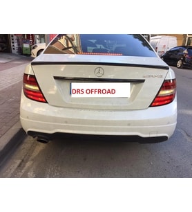 Mercedes W204 Uyumlu (07-13)C Seri Spoiler Bagaj (Kalın)