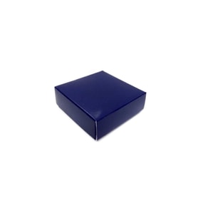 Komple Karton Kutu Düz Renk 6X6X2.5 CM (25 Adet)  Lacivert