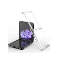 Pilelistore   Samsung Galaxy Z Flip 3 Kılıf Fold TPU Silikon - Şeffaf