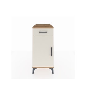 Kronos Komodin 2 Raflı Tek Çekmeceli Tek Kapaklı 44x59x96 Çam-Aytaşı
