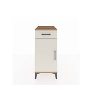 Kronos Komodin 2 Raflı Tek Çekmeceli Tek Kapaklı 44x59x96 Çam-Aytaşı