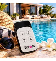 Wicom Beyaz Akıllı Kumanda 434 Mhz